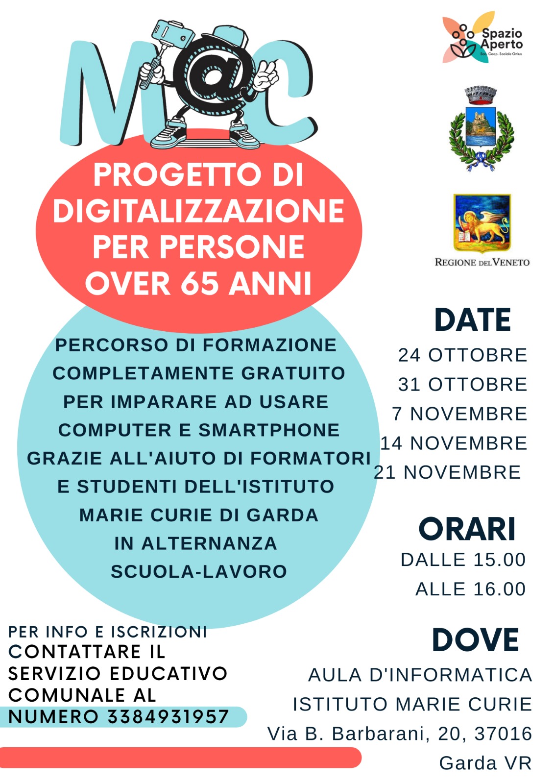 MAC, Progetto di digitalizzazione over 65