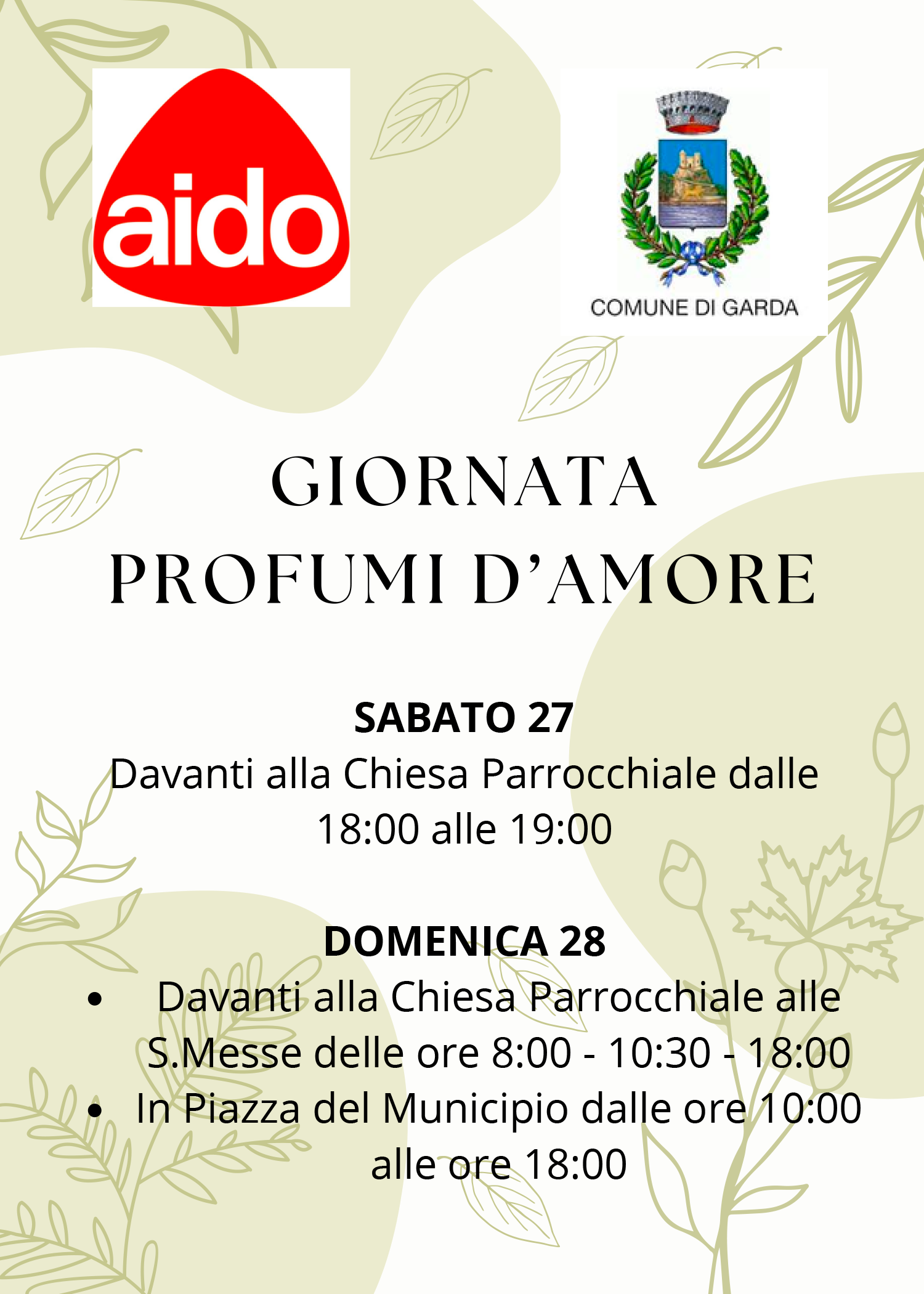 Aido - giornata profumi d'amore