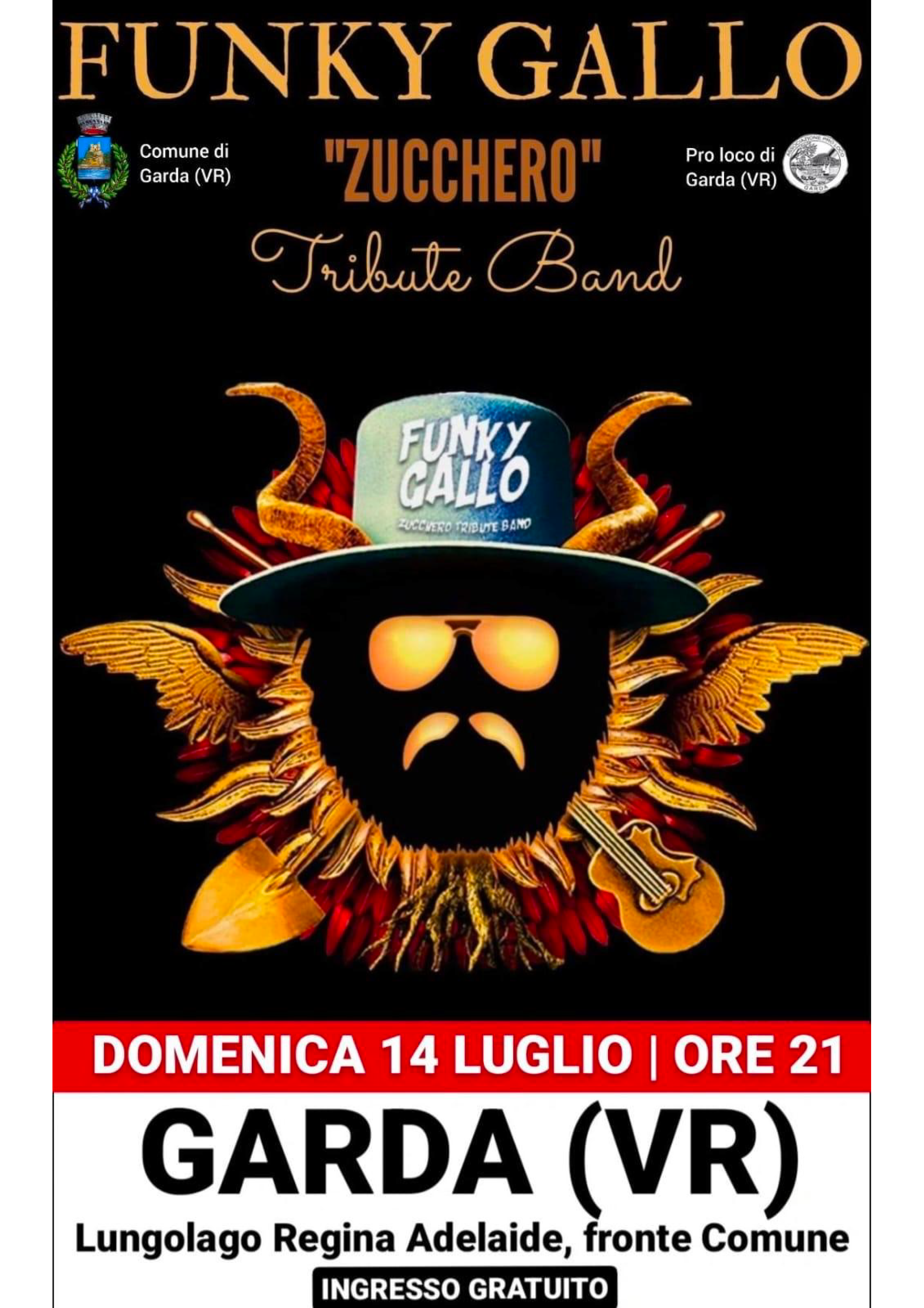 Funky gallo - zucchero tribute band