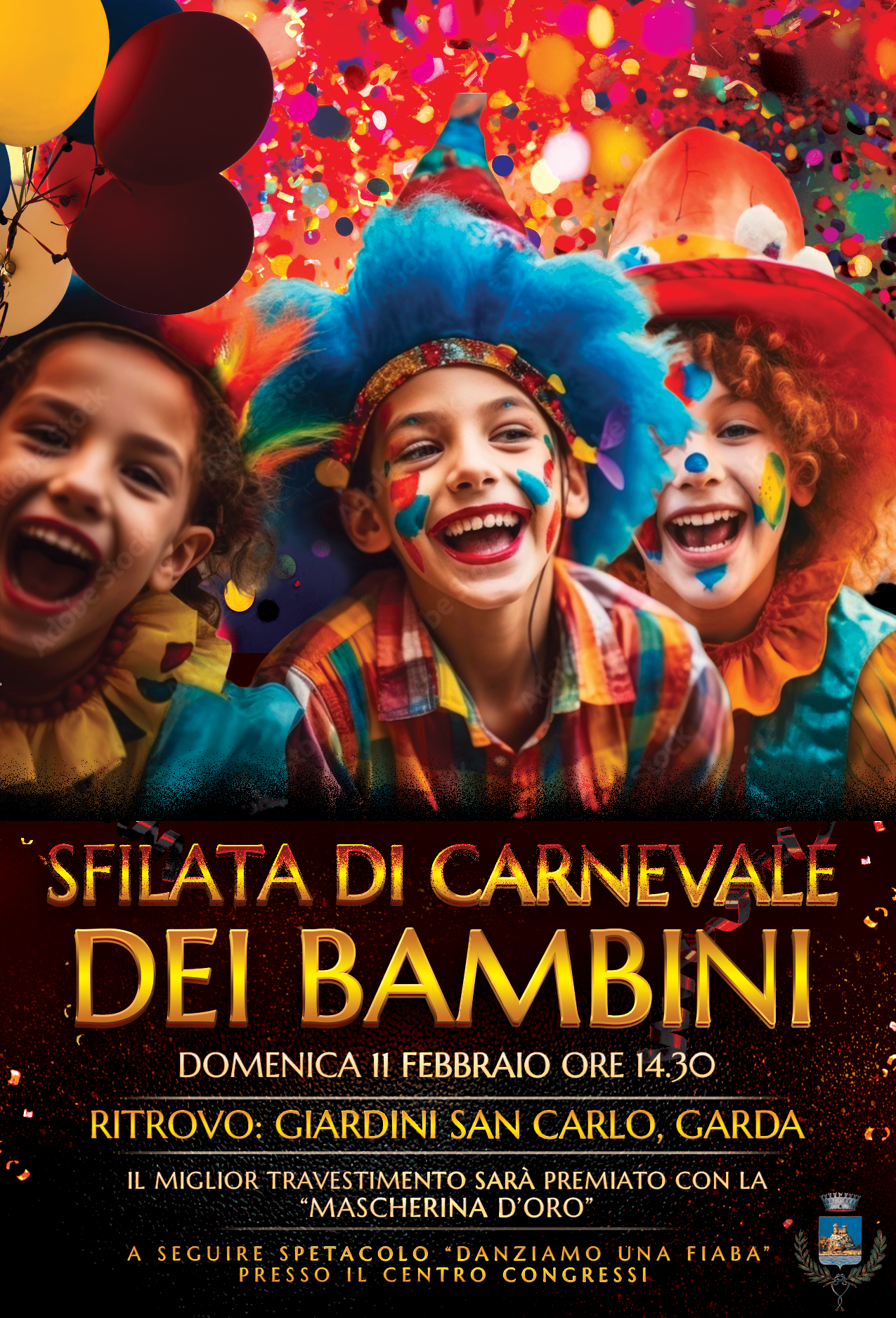 Sfilata di carnevale dei bambini